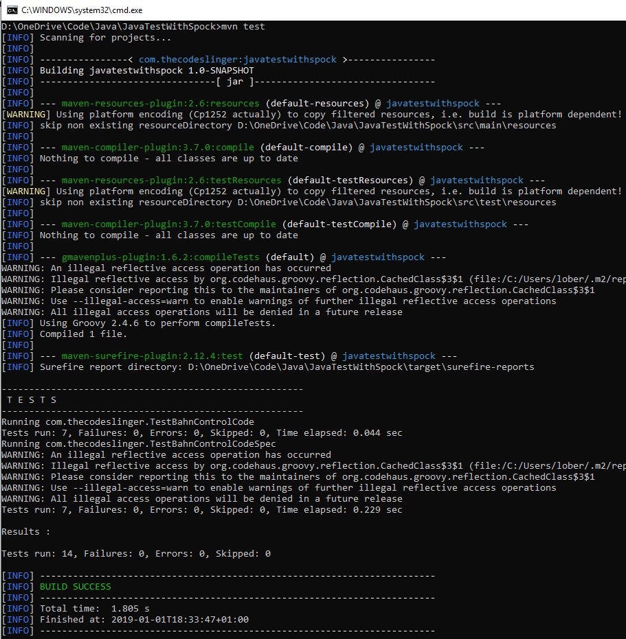 JavaMavenSpockSuccess