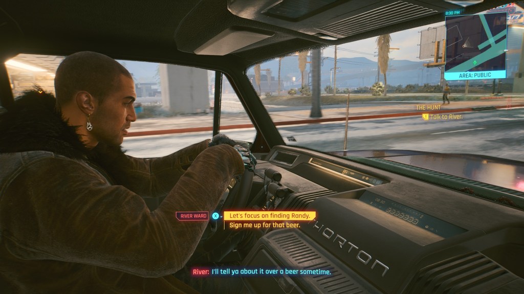Demonstrating the weird driving position of NPCs in their cars.