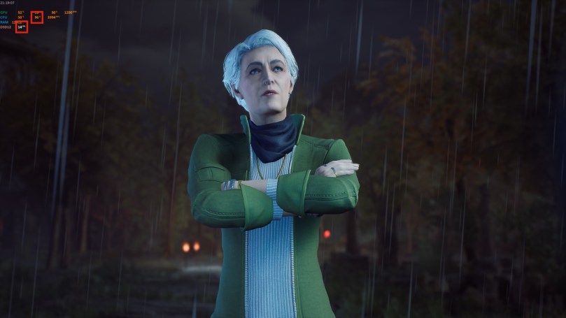 An example showing Caretaker in a close-up shot where the framerate on the PC is horribly low compared to what it should be.