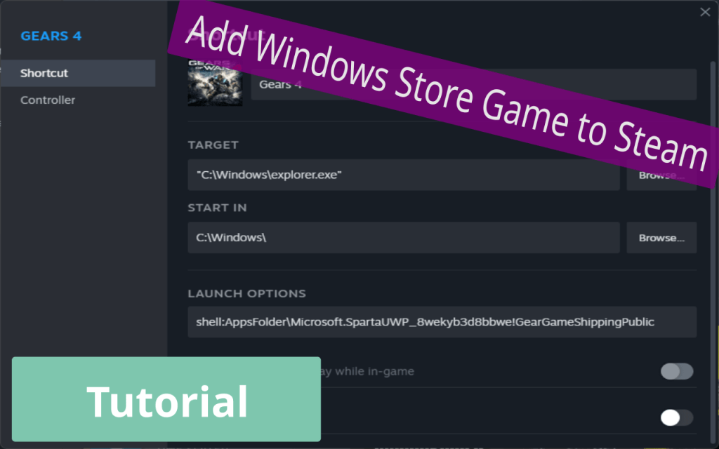 How To Add Microsoft Store Games To Steam The Gameslinger